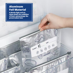 Eco Friendly Reusable Aluminium Foil Zip Lock Bag Frozen Meat Chicken Storage Packaging Fresh Keeping Bags for Frozen Food - Image 3