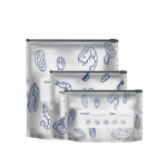 Eco Friendly Reusable Aluminium Foil Zip Lock Bag Frozen Meat Chicken Storage Packaging Fresh Keeping Bags for Frozen Food - Image 11